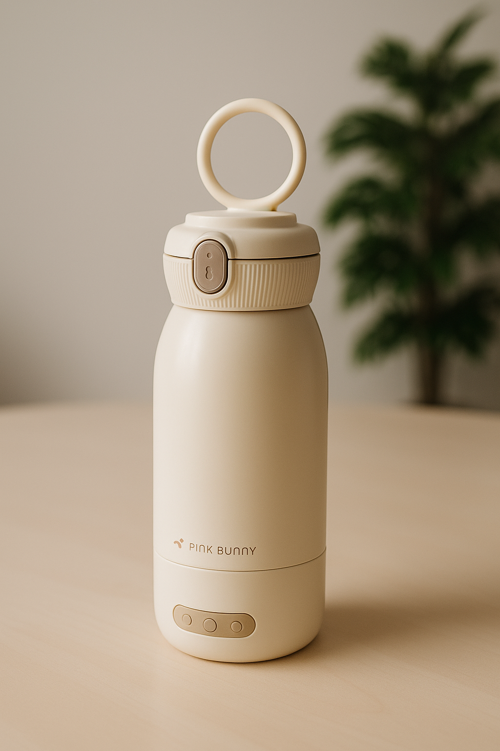 Baby Fläschchenwärmer - CalmeBottle Pure – in Cremeweiß