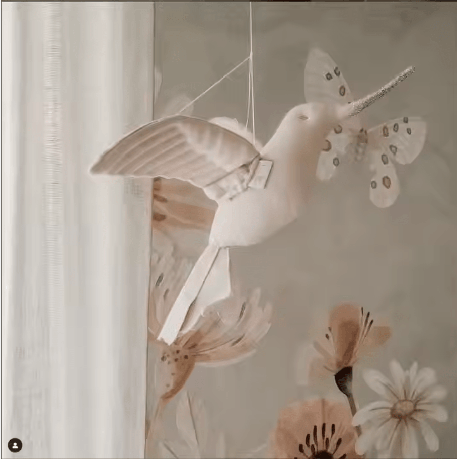 Love Birdie - Kinderzimmer Dekoration - Kolibri Mobile - calme