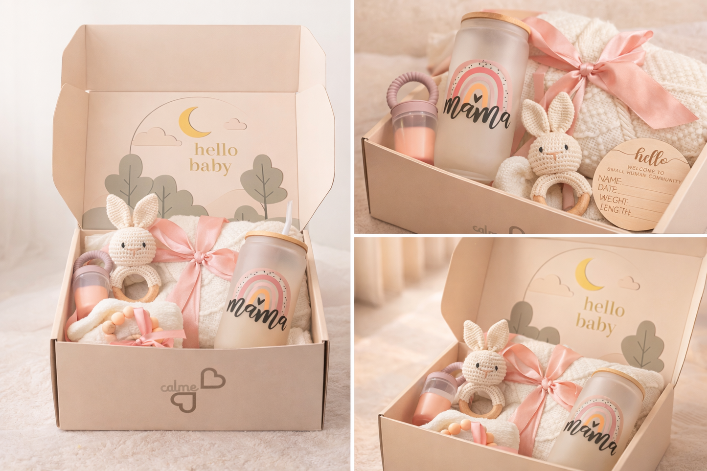 Mama Geschenkbox Geschenkset Babyparty Babyshower Mutterschutz Mädchen