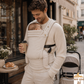 ComfortCarrier – Die perfekte, verstellbare Babytrage aus weichem Stoff für maximalen Komfort | 0-36 Monate | Beige | Muster