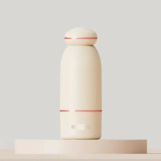 CalmeBottle Pure – Der minimalistische Babyfläschchenwärmer in Cremeweiß - calme