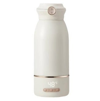 CalmeBottle Pure – Der minimalistische Babyfläschchenwärmer in Cremeweiß - calme